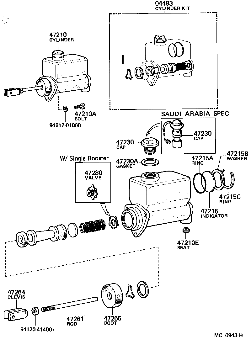 90401-13002 BOLT, UNION(FOR MASTER CYLINDER FLUID OUTLET) product image