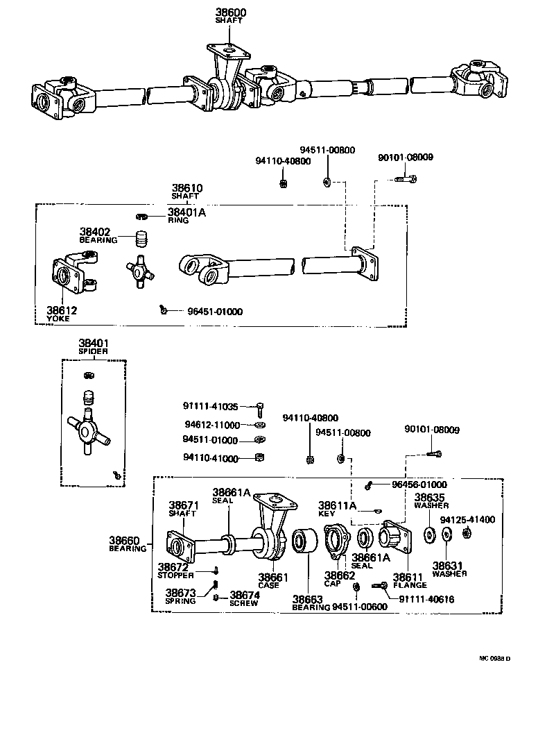 38635-93000 WASHER, PLATE (FOR CENTER BEARING SHAFT) product image
