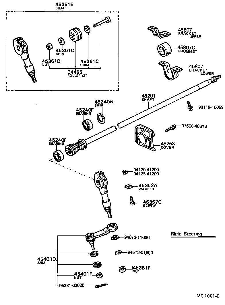 55602-10022 BRACKET SUB-ASSY, STEERING COLUMN UPPER SUPPORT product image