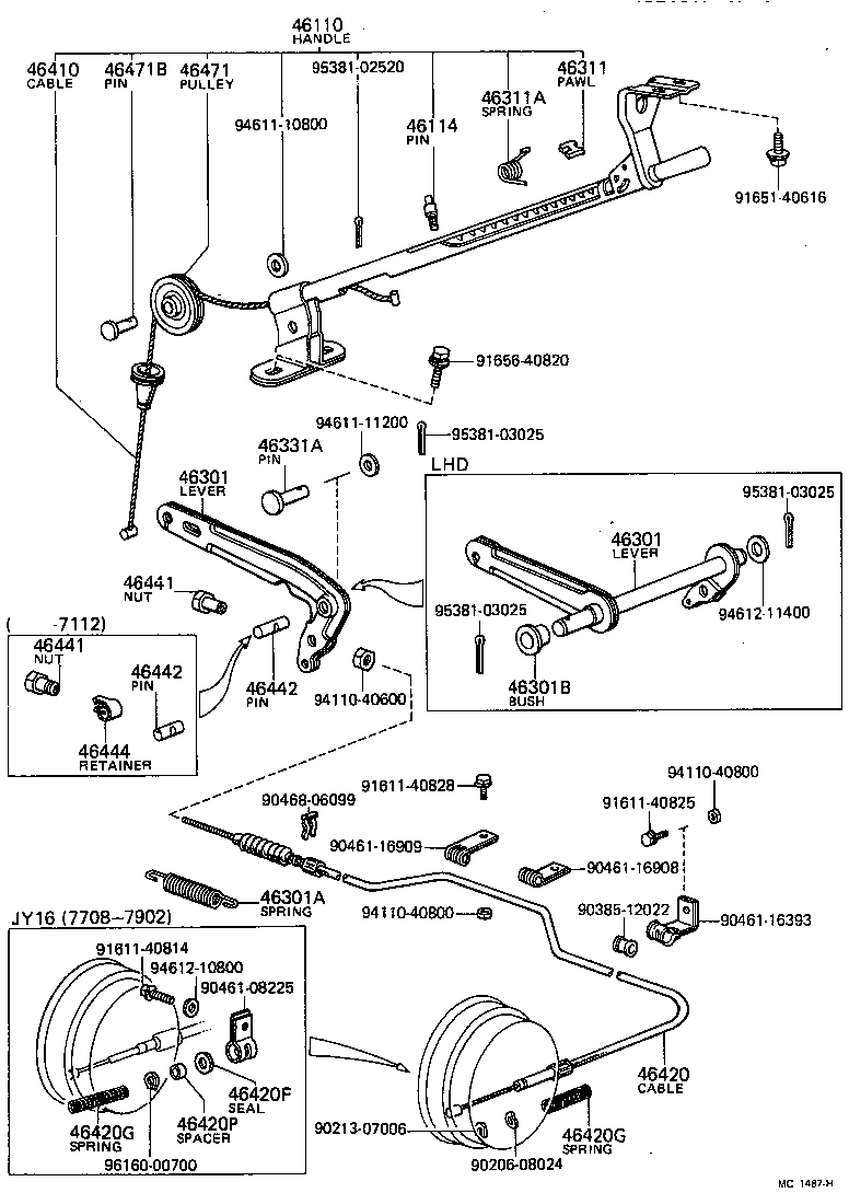 46501-36010 DRUM SUB-ASSY, PARKING BRAKE product image