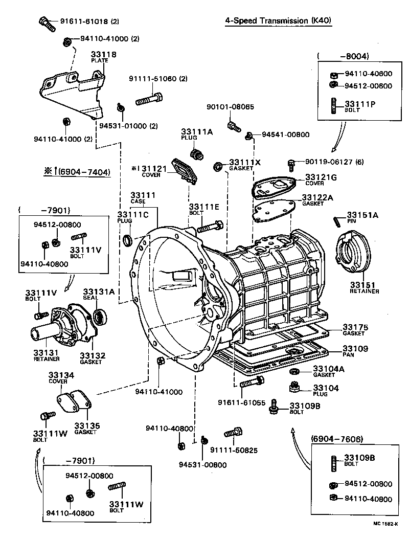 90250-06029 PIN, STRAIGHT(FOR MANUAL TRANSMISSION CASE) product image