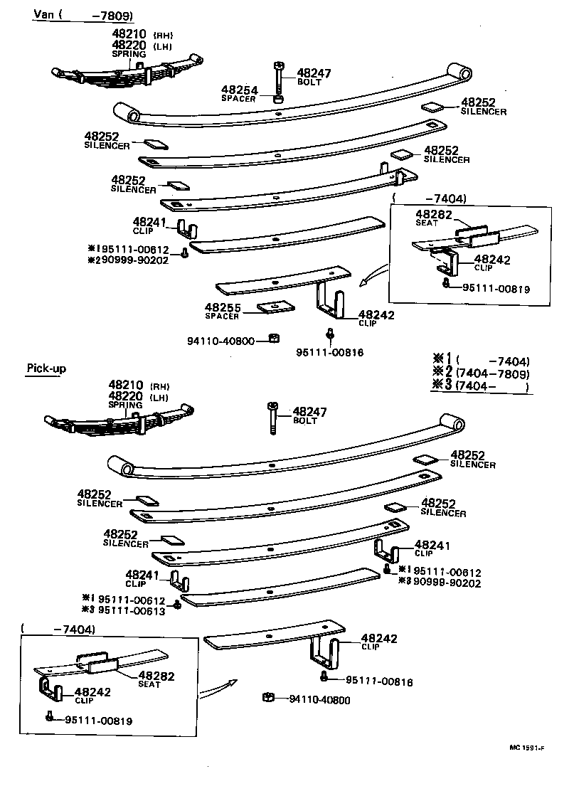 48247-10080 BOLT, REAR SPRING, CENTER product image