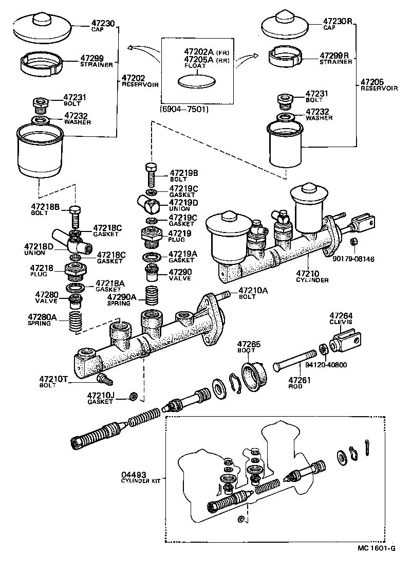 47230-12030 CAP ASSY, BRAKE MASTER CYLINDER RESERVOIR FILLER product image