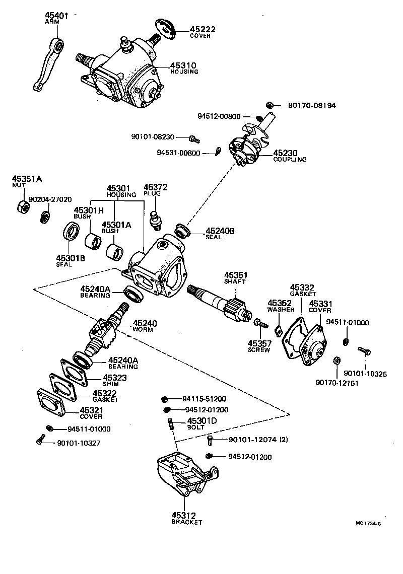 45253-36160 COVER, STEERING COLUMN HOLE product image