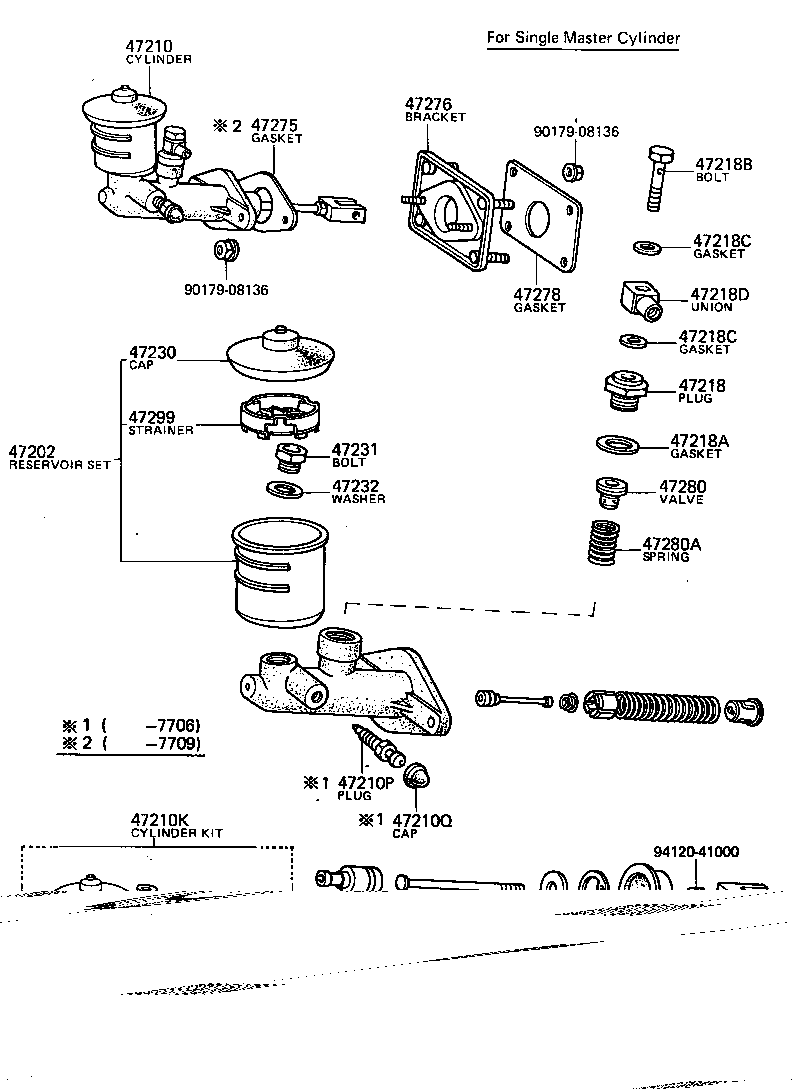 04471-35050 CYLINDER KIT, BRAKE MASTER product image