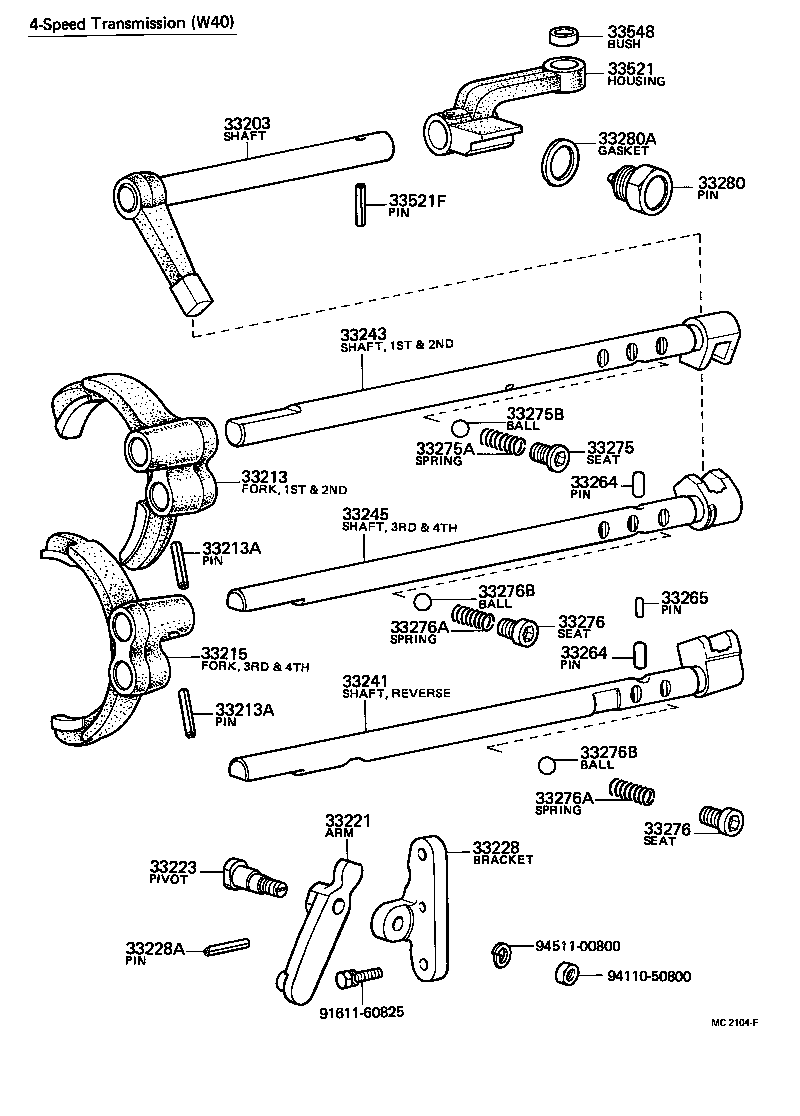 33213-30050 FORK, 3RD & 4TH SHIFT product image