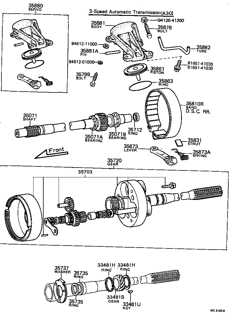 35720-40020 GEAR ASSY, FRONT PLANETARY product image