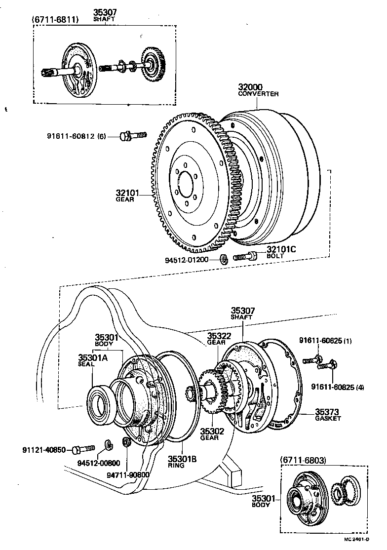 35003-30010 BODY SUB-ASSY, FRONT OIL PUMP product image