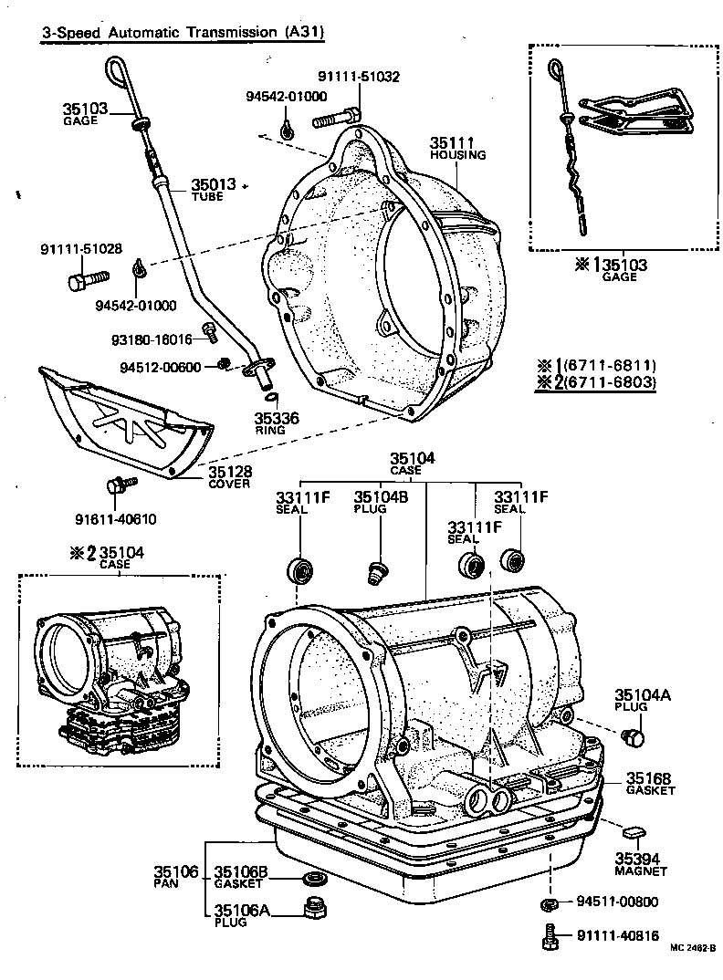 35013-40021 TUBE SUB-ASSY, TRANSMISSION OIL FILLER product image