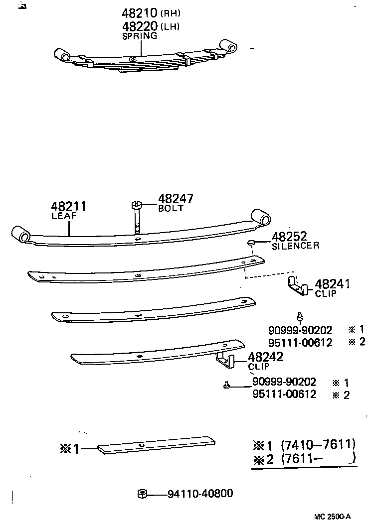48505-30010 BRACKET, REAR SHOCK ABSORBER, UPPER RH product image