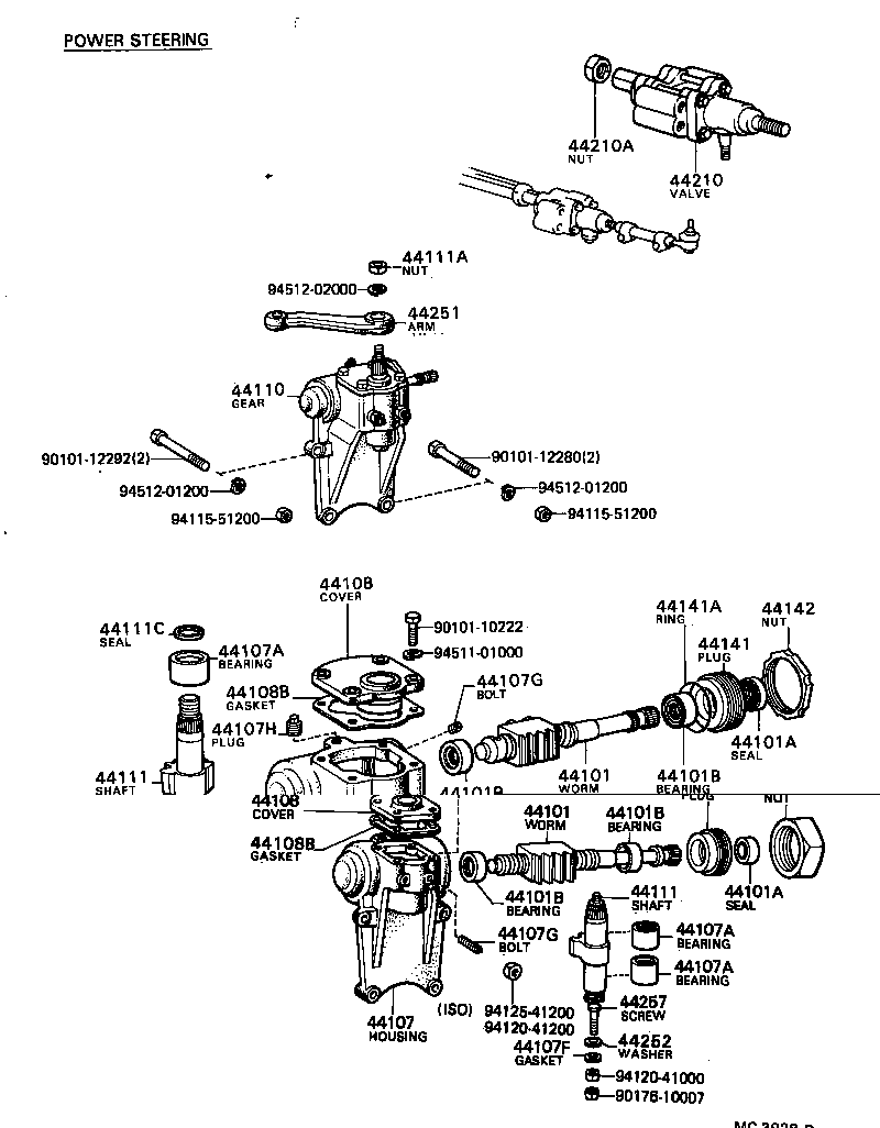 45204-40061 TUBE SUB-ASSY, STEERING COLUMN product image