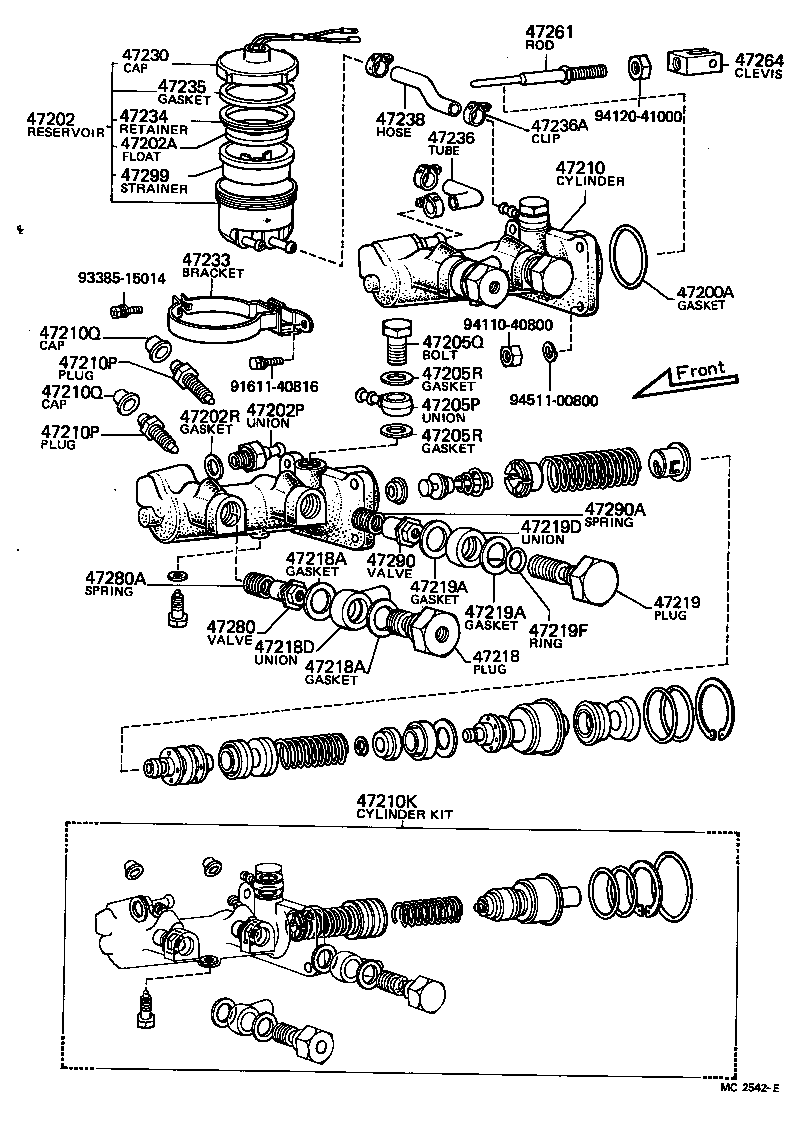 47234-40010 RETAINER, RESERVOIR GASKET product image