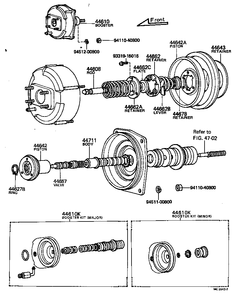 44693-40010 CONNECTOR, BOOSTER VALVE product image
