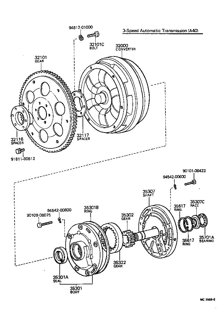 32000-14010 CONVERTER ASSY, TORQUE product image
