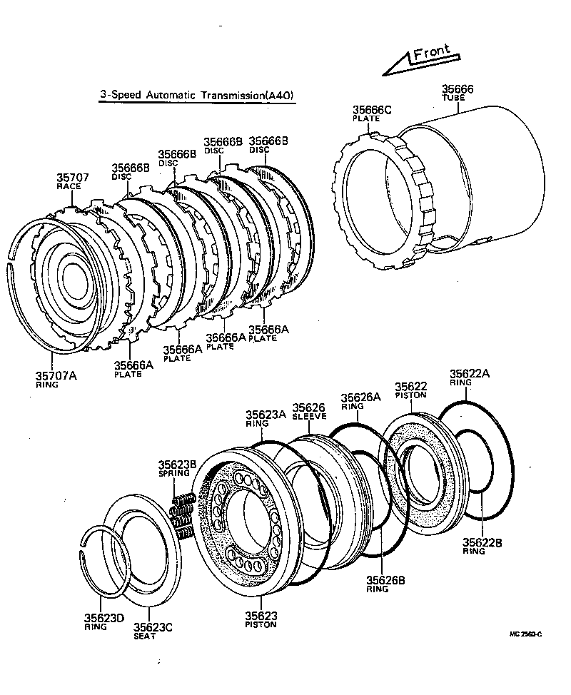 35633-22020 DISC, CLUTCH (FOR BRAKE) product image