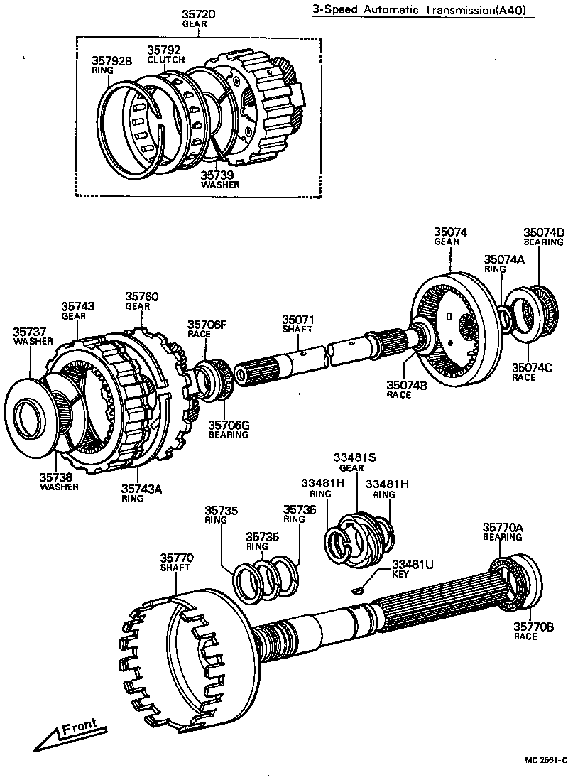 35703-39015 CARRIER SUB-ASSY, PLANETARY product image