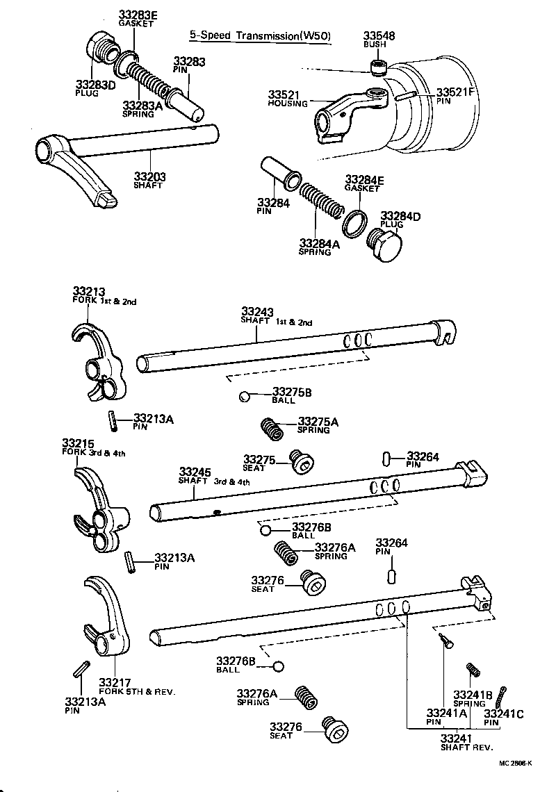 33213-30050 FORK, 3RD & 4TH SHIFT product image