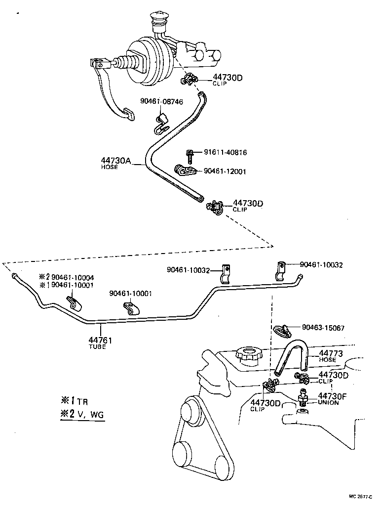44606-30030 PUSH ROD SUB-ASSY, BOOSTER product image