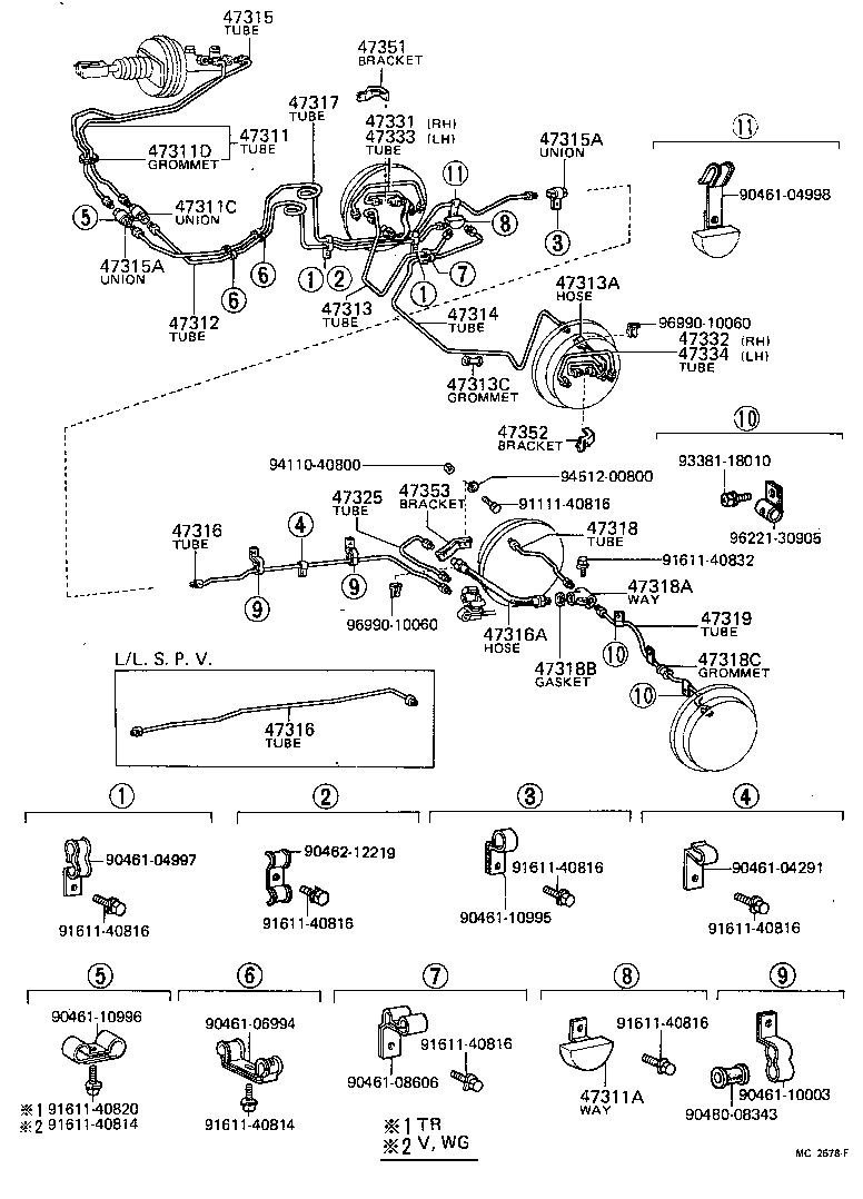 04477-35010 BUSH & BOOT KIT, LOAD SENSING SPRING product image
