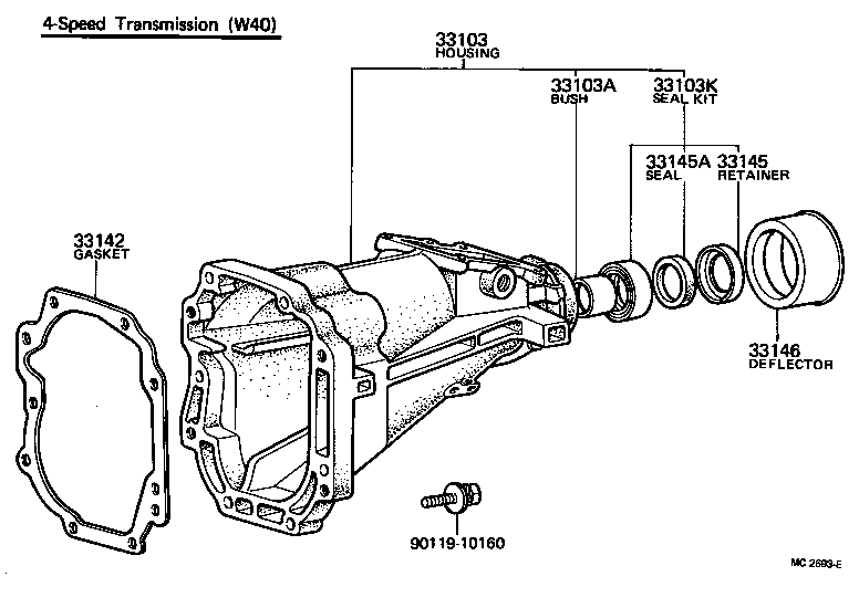 33124-30040 PIPE, OIL RECEIVER(MTM) product image