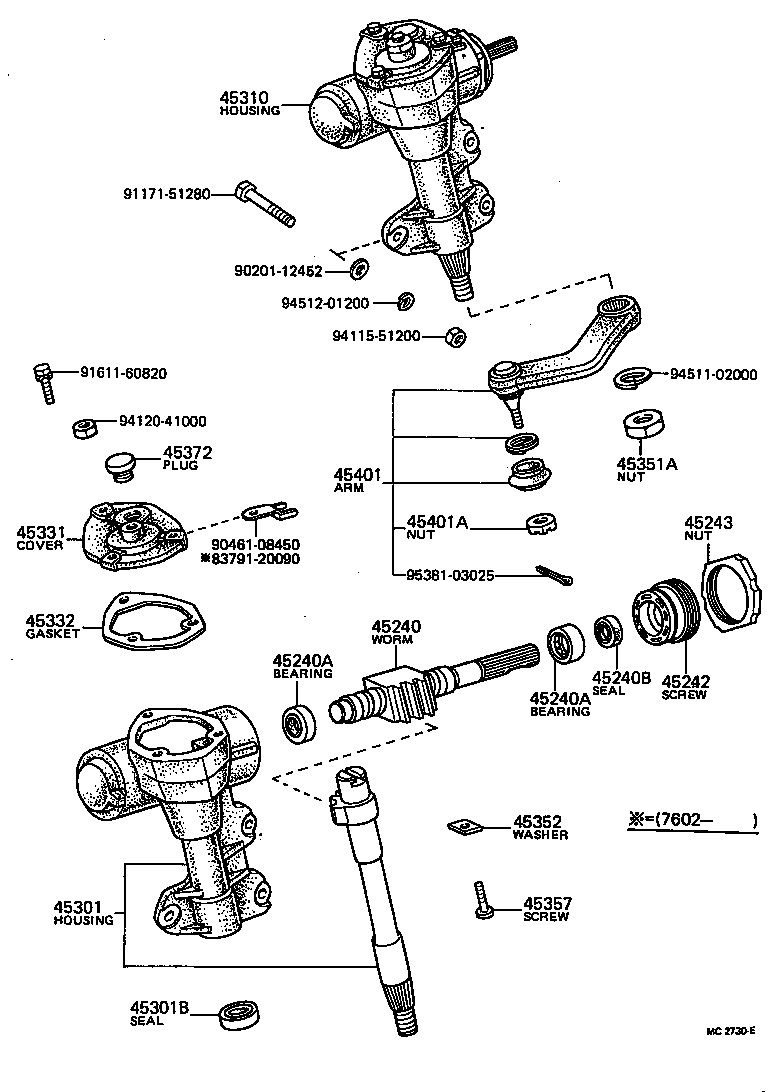 45280-20140 BRACKET, STEERING COLUMN, UPPER product image