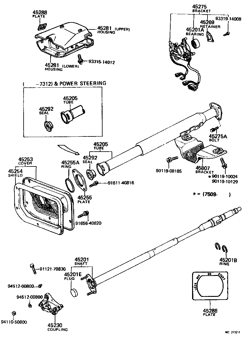 Toyota 44107-22030 HOUSING SUB-ASSY, POWER STEERING GEAR
