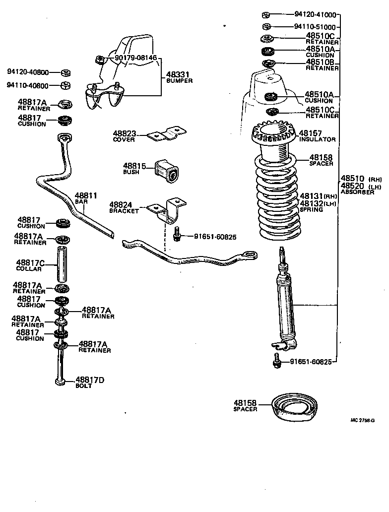 48131-20201 SPRING, FRONT COIL, RH product image