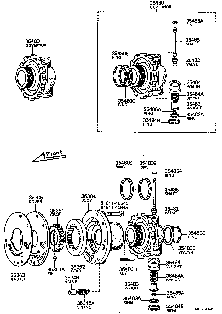 35482-30010 VALVE, GOVERNOR product image
