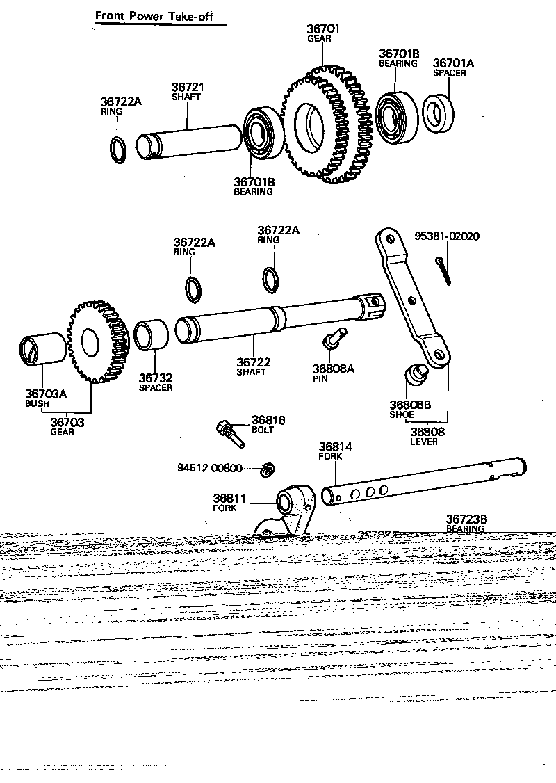 37341-55020 SHIELD, DUST (FOR CENTER POWER TAKE-OFF FLANGE) product image