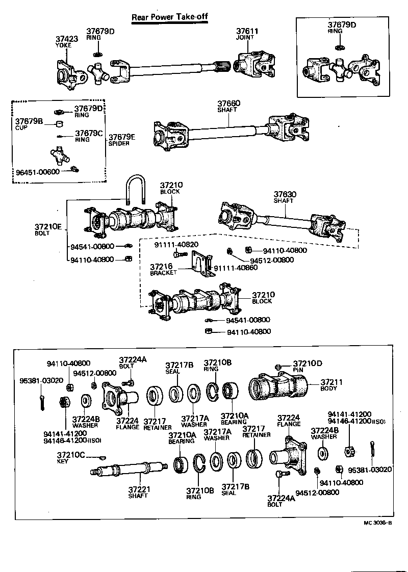 37216-60010 BRACKET, PILLOW BLOCK product image