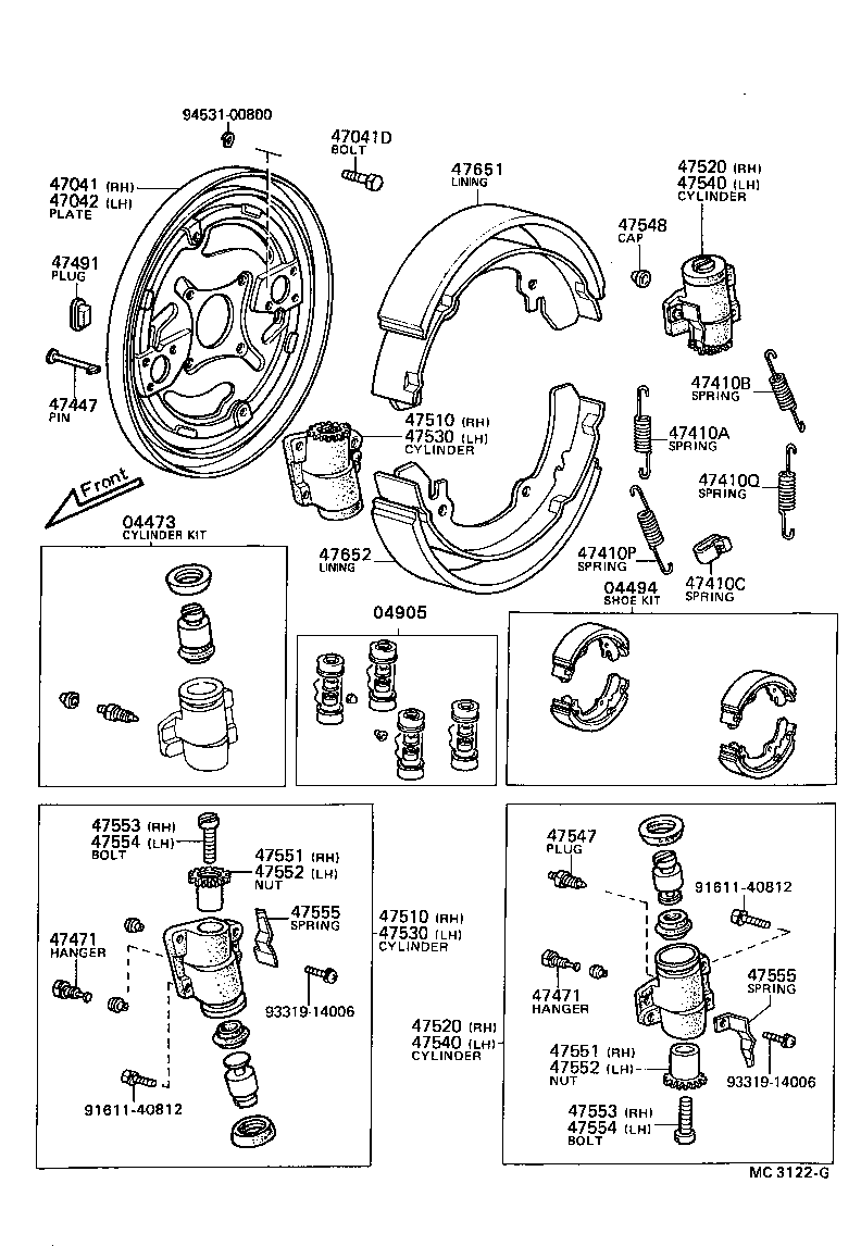 47547-12010 PLUG, BLEEDER(FOR FRONT DRUM BRAKE) product image