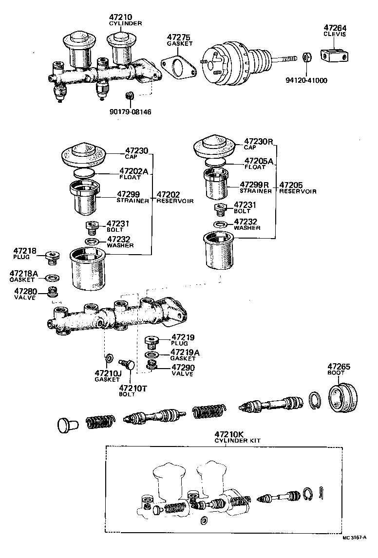 90401-10037 BOLT, UNION(FOR MASTER CYLINDER FLUID OUTLET) product image