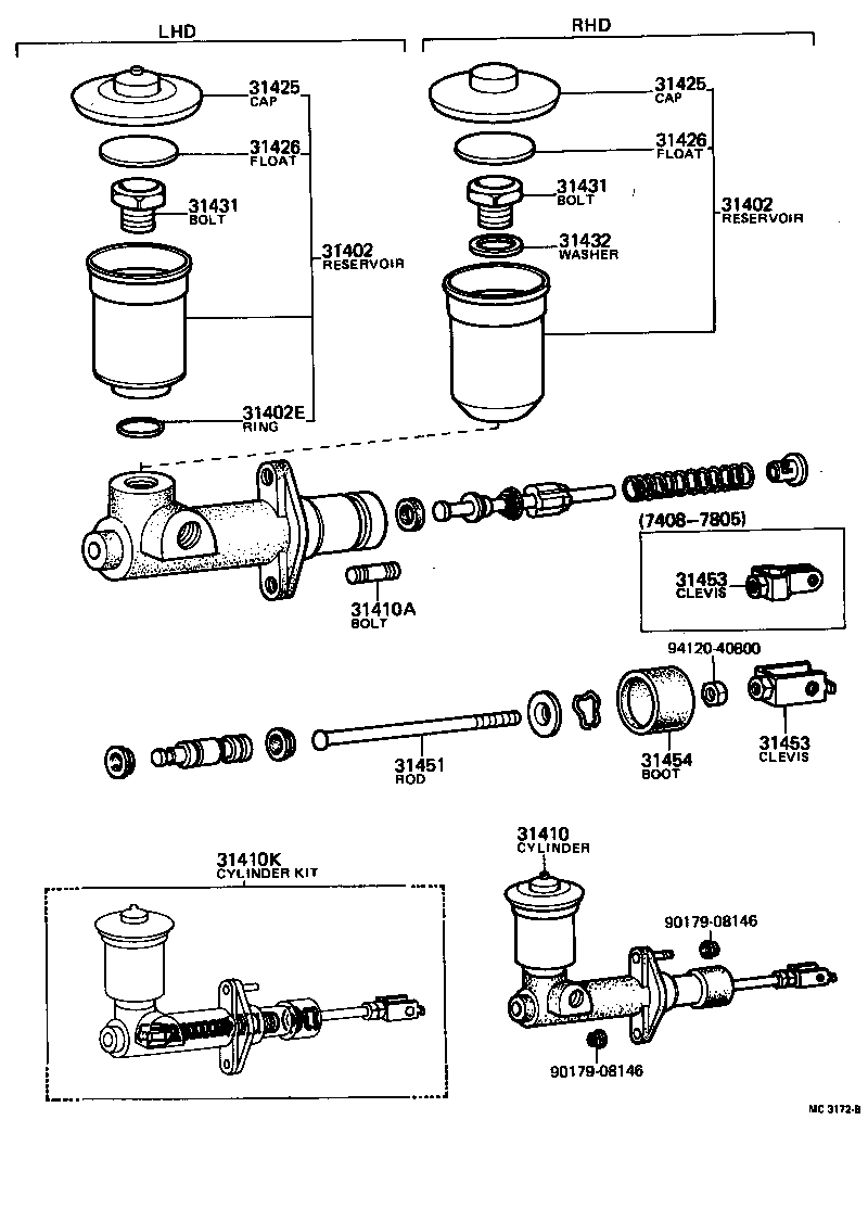 90116-08205 BOLT(FOR CLUTCH MASTER CYLINDER SETTING) product image