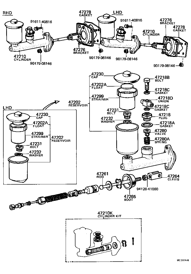 90401-10037 BOLT, UNION(FOR MASTER CYLINDER FLUID OUTLET) product image
