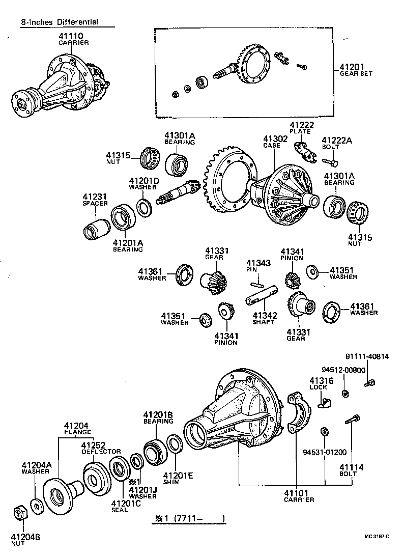 37341-30010 DEFLECTOR, DUST (FOR REAR DIFFERENTIAL) product image