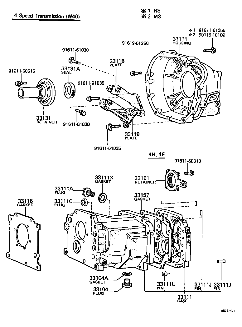 31111-30111 HOUSING, CLUTCH product image