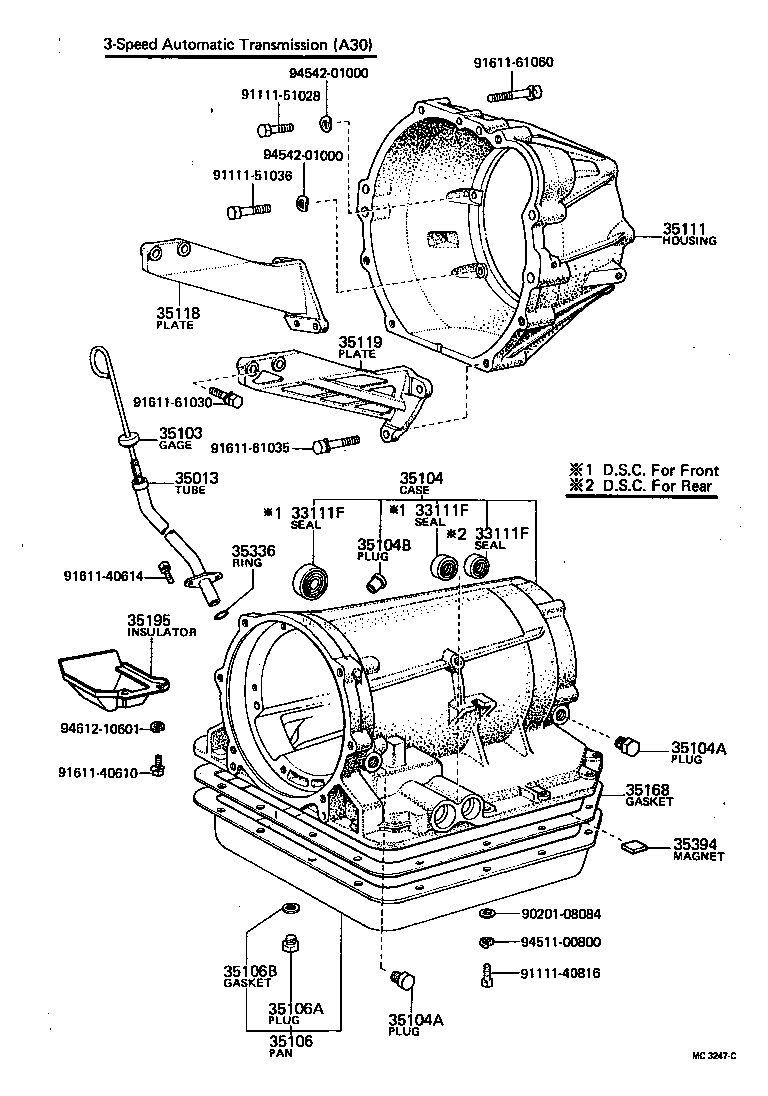 35013-30031 TUBE SUB-ASSY, TRANSMISSION OIL FILLER product image