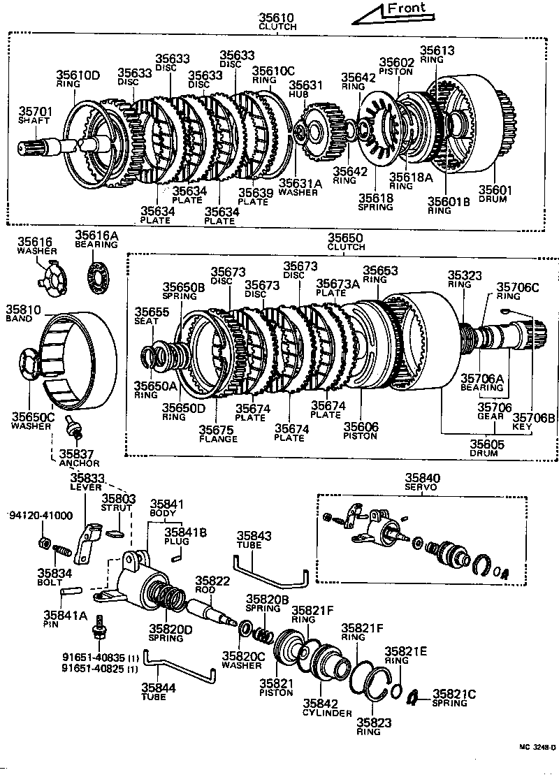 35616-30040 WASHER, CLUTCH DRUM THRUST product image