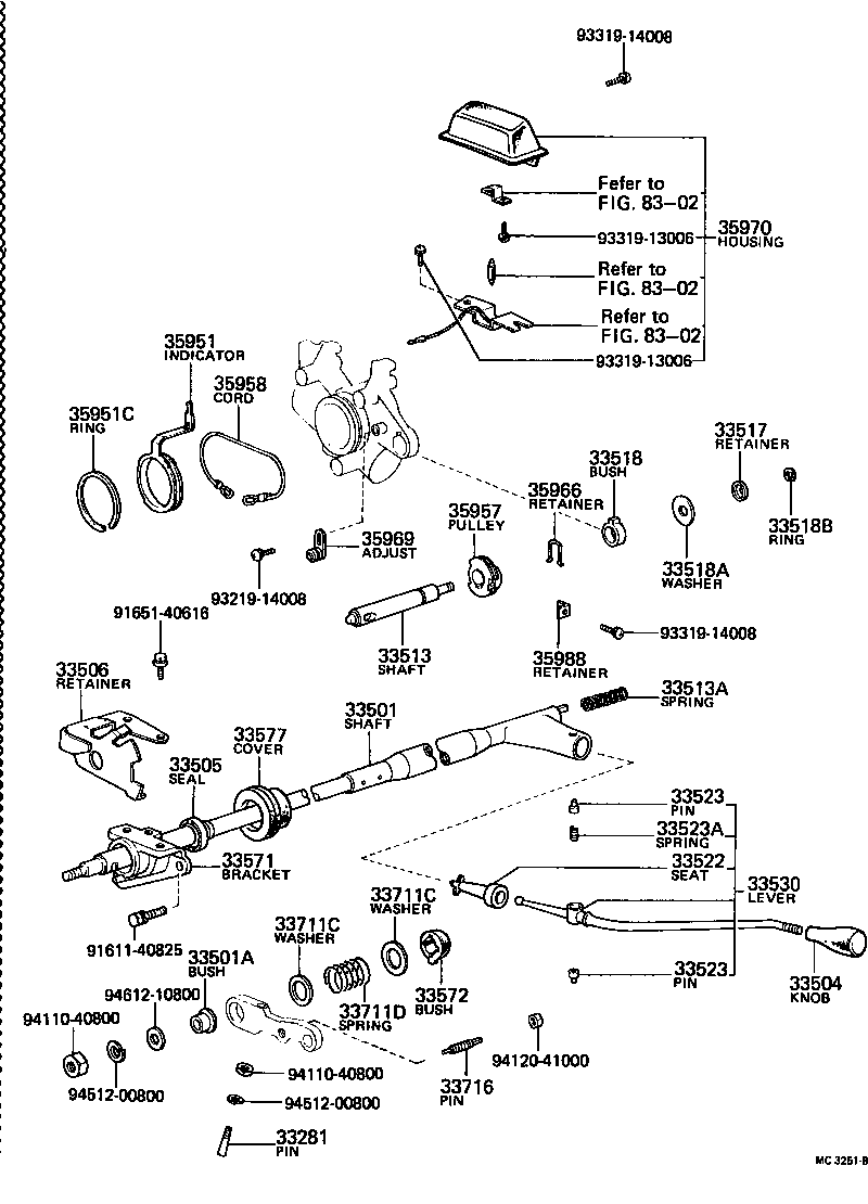 33522-30030 SEAT, SHIFT LEVER PLATE (FOR COLUMN SHIFT) product image
