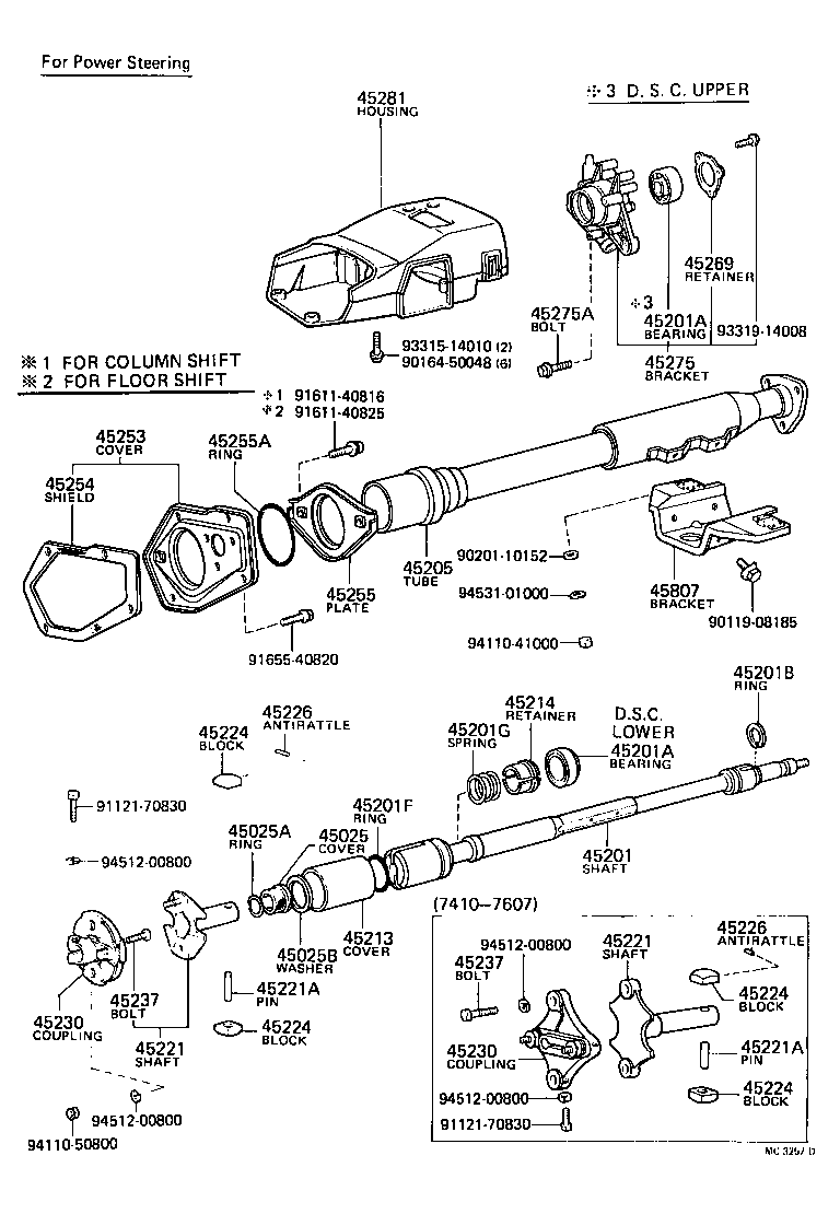 45807-30070 BRACKET SUB-ASSY, STEERING COLUMN UPPER SUPPORT product image