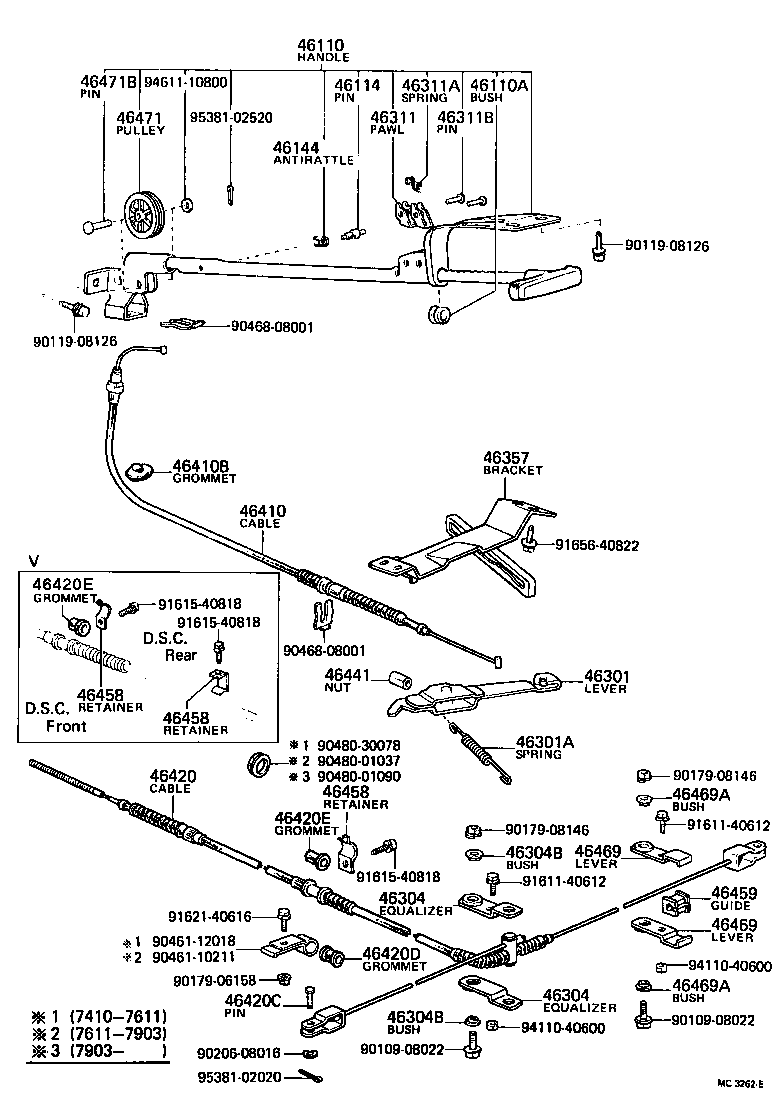 46114-20010 PIN, PARKING BRAKE PLUNGER product image