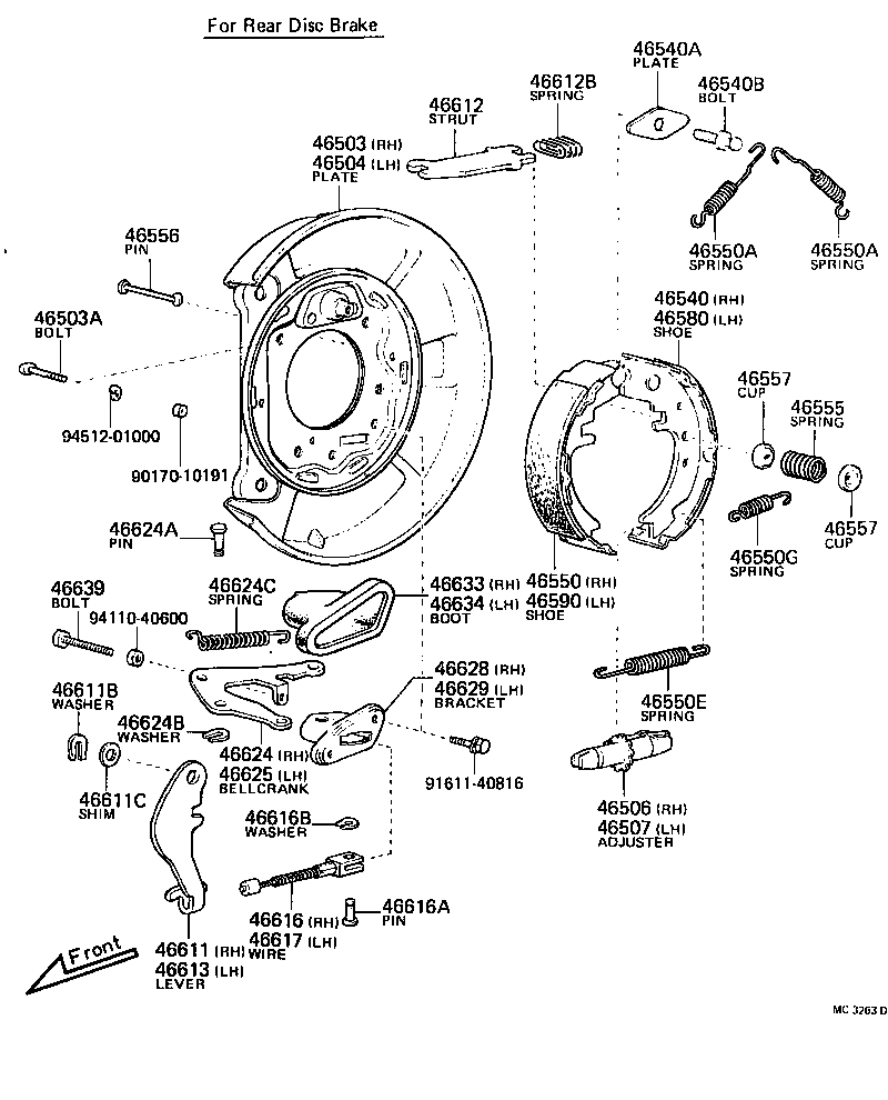 46114-20010 PIN, PARKING BRAKE PLUNGER product image