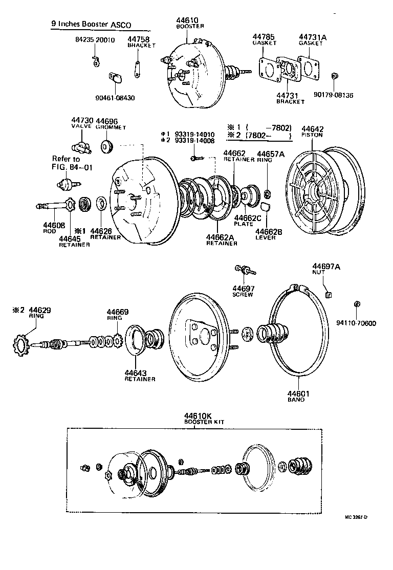 44610-30150 BOOSTER ASSY, BRAKE product image