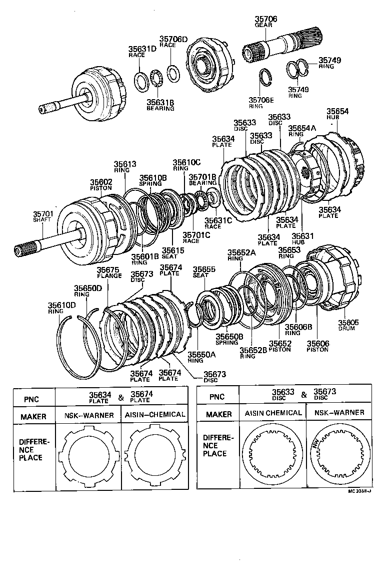 35701-12010 SHAFT SUB-ASSY, INPUT product image