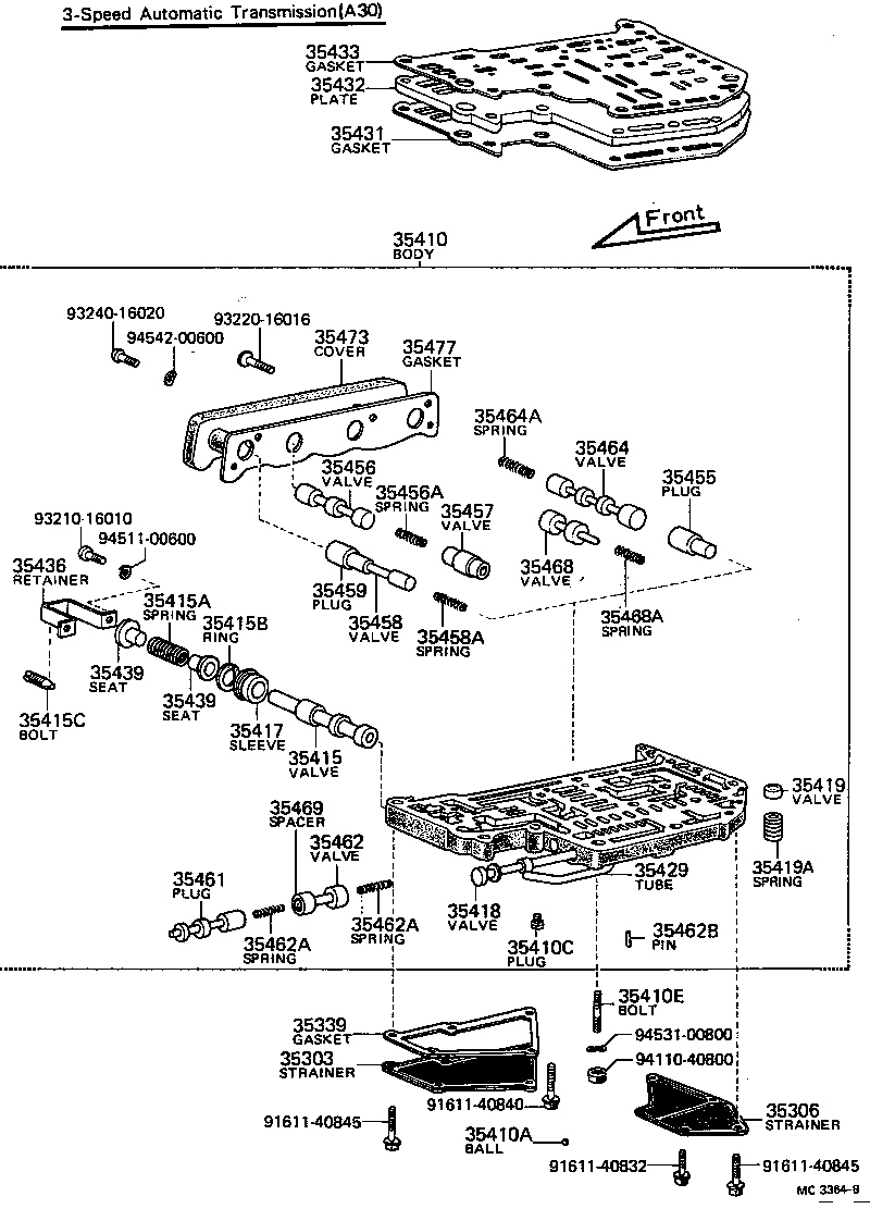 35339-30010 GASKET, OIL STRAINER product image