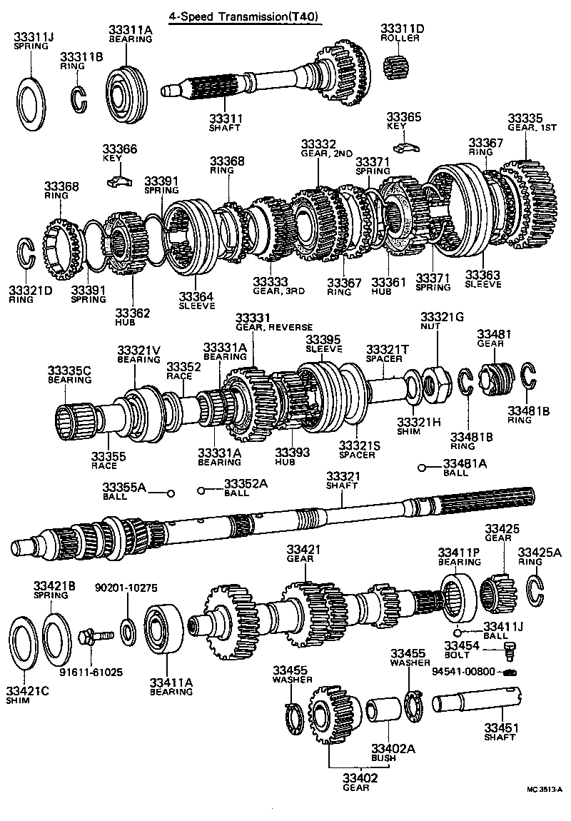 33331-14010 GEAR, REVERSE product image