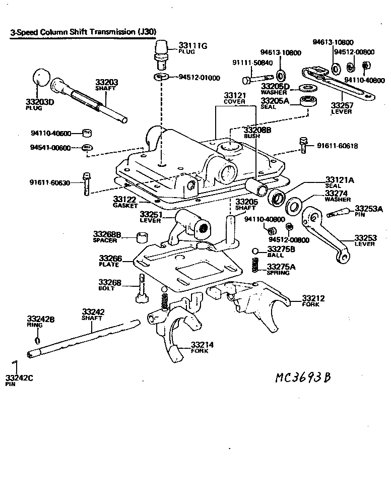 Toyota 33121-60060 COVER, MANUAL TRANSMISSION CASE