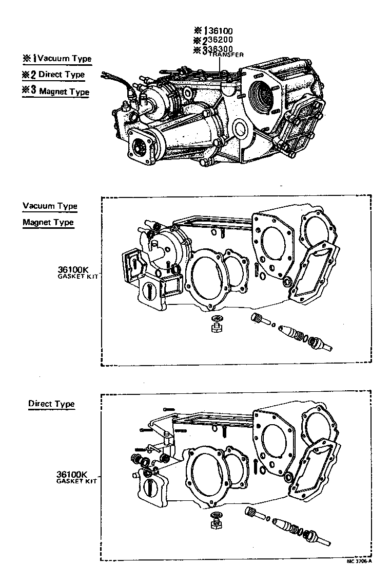 36100-60939 TRANSFER ASSY product image