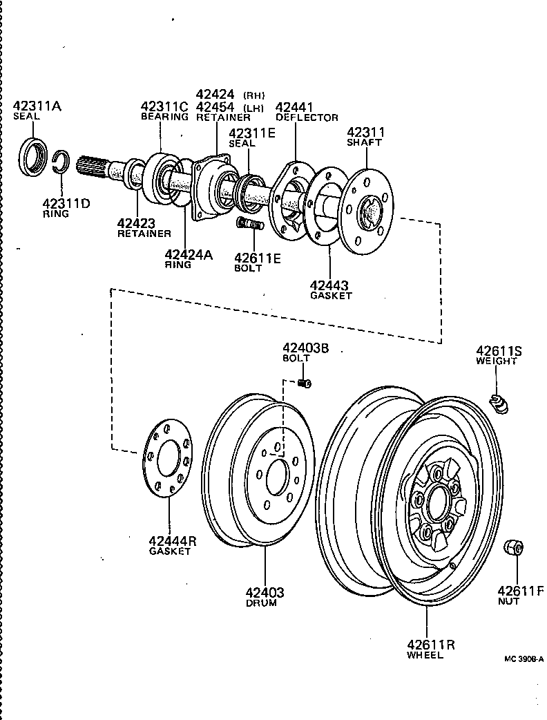 90113-10035 BOLT, SET (FOR REAR BRAKE DRUM SETTING) product image