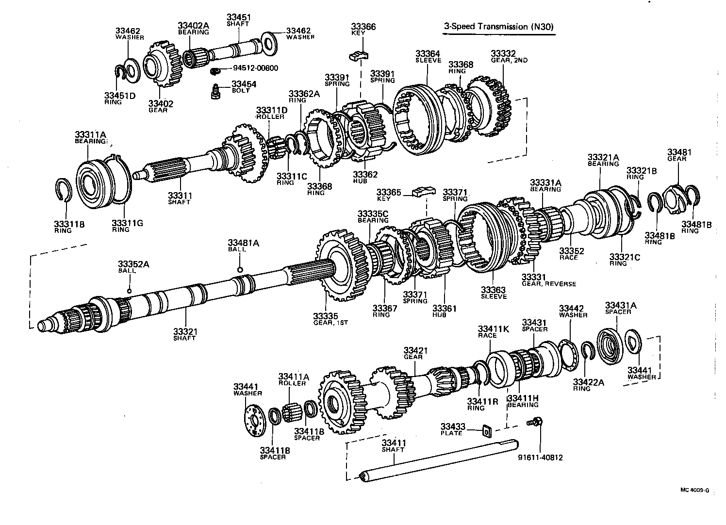 33029-22020 SHAFT SET, INPUT product image